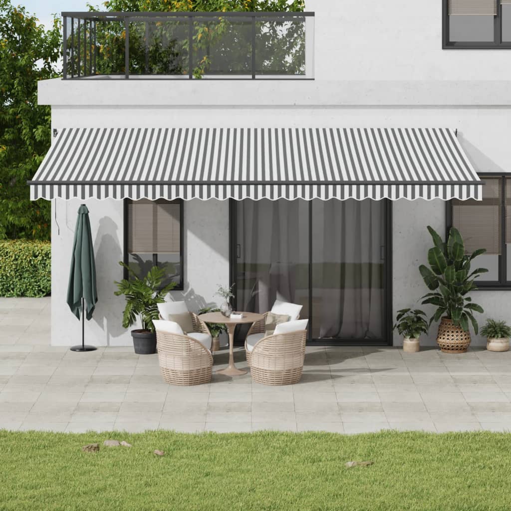 Toldo Retráctil Automático Gris