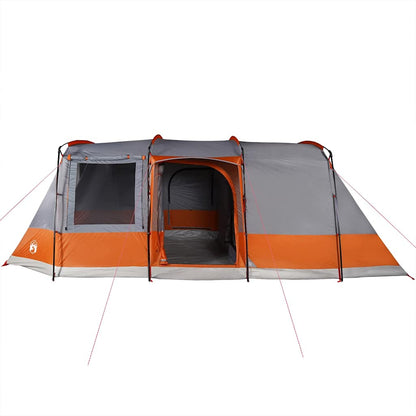 Tienda De Camping Con Túnel Impermeable Gris Naranja