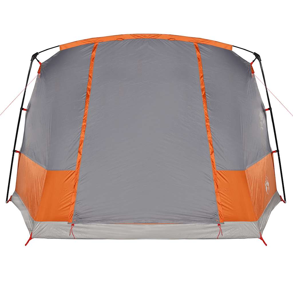 Tienda De Camping Con Túnel Impermeable Gris Naranja
