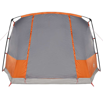 Tienda De Camping Con Túnel Impermeable Gris Naranja
