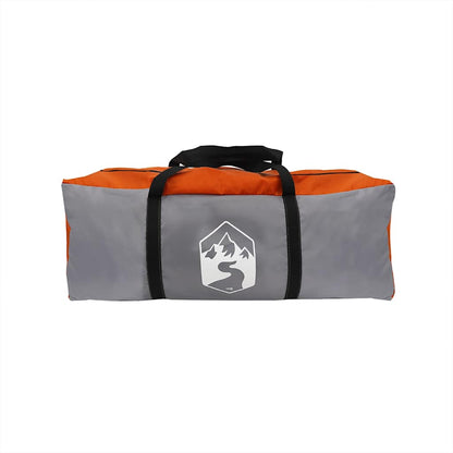 Tienda Familiar Tipi Para 8 Personas Impermeable Gris Naranja