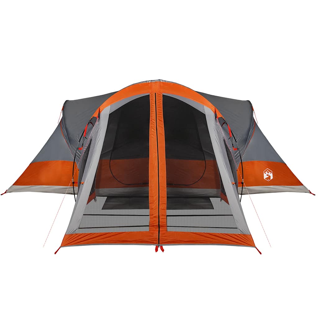 Tienda Familiar Tipi Para 8 Personas Impermeable Gris Naranja