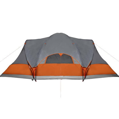 Tienda Familiar Tipi Para 8 Personas Impermeable Gris Naranja