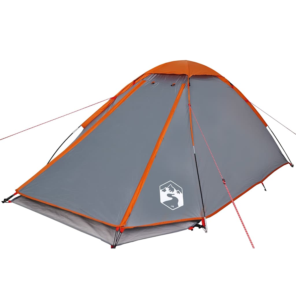Tienda De Campaña Iglú Para Impermeable Gris Naranja