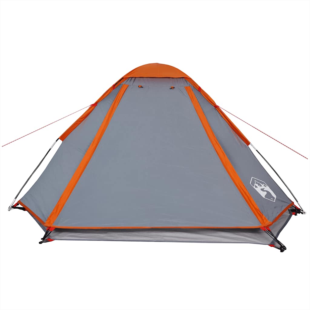 Tienda De Campaña Iglú Para Impermeable Gris Naranja