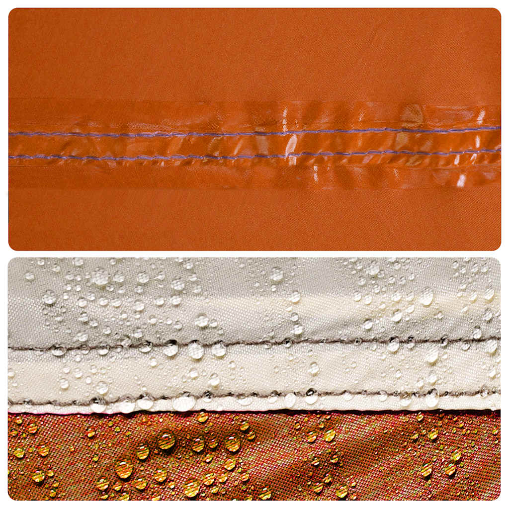 Tienda De Campaña Iglú Para Impermeable Gris Naranja