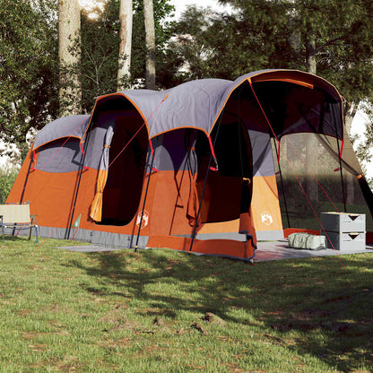 Tienda De Campaña Familiar Túnel 8 Personas Impermeable Naranja