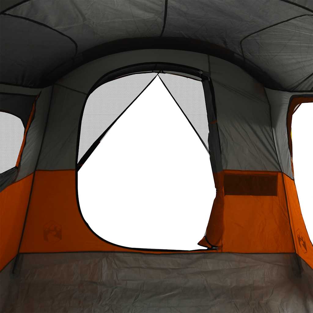 Tienda De Campaña Familiar Túnel 8 Personas Impermeable Naranja