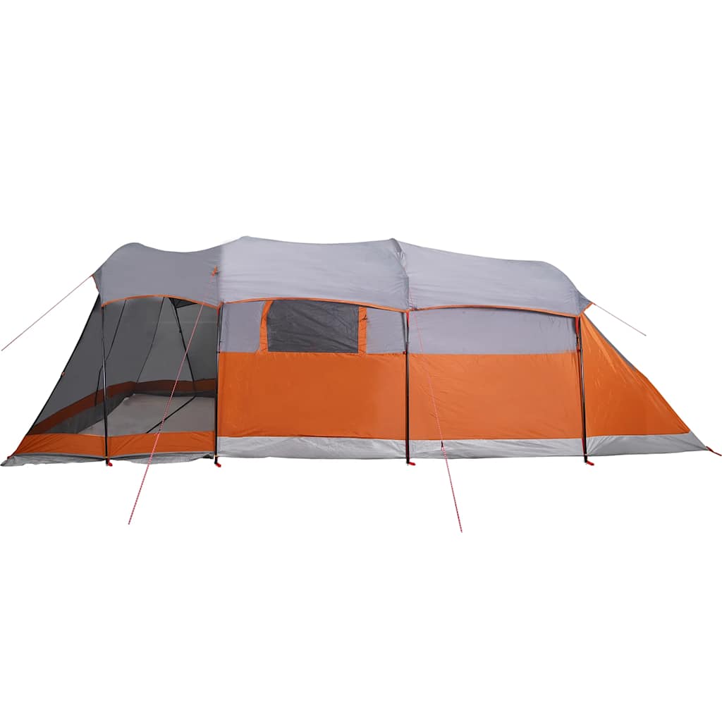 Tienda De Campaña Familiar Túnel 8 Personas Impermeable Naranja