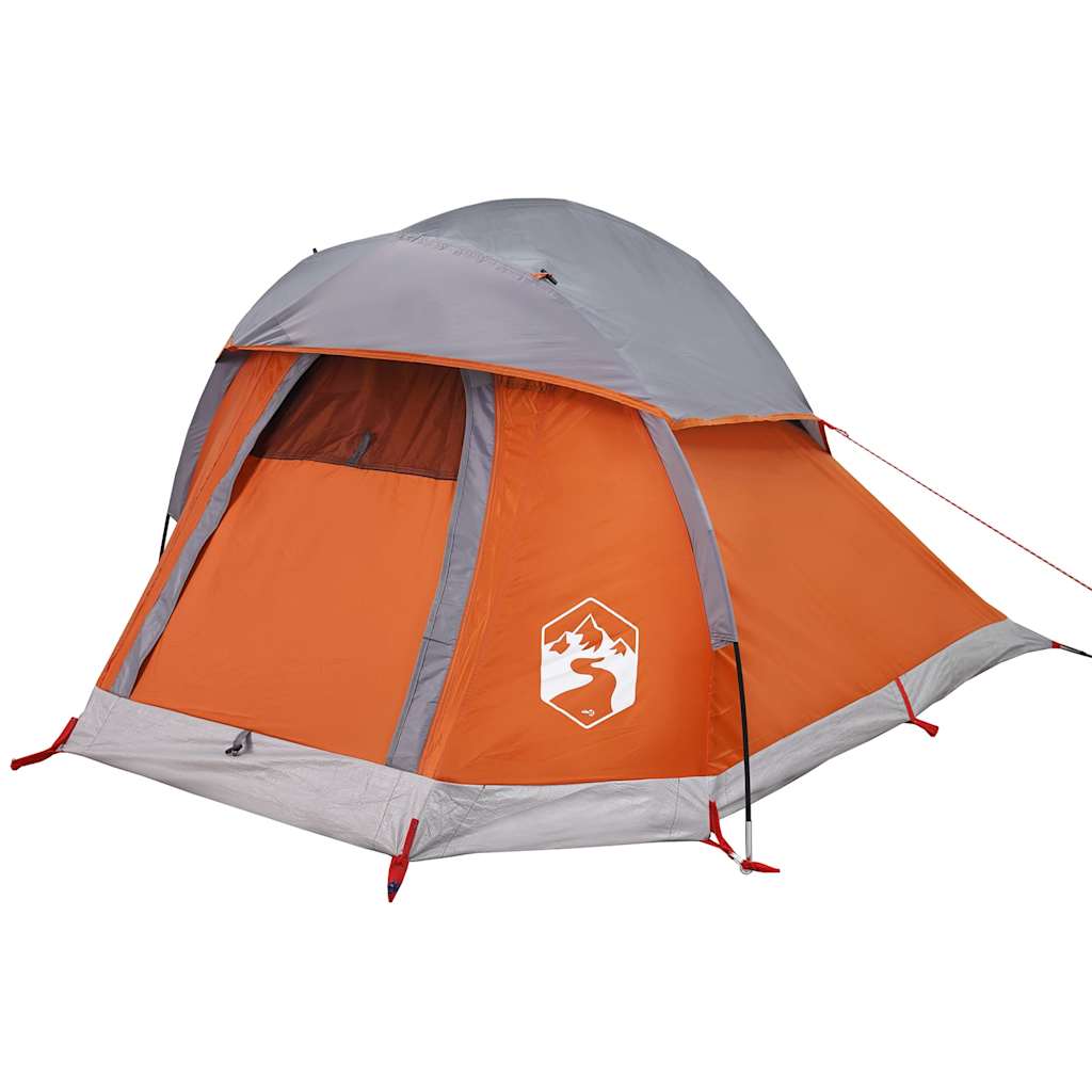 Tienda De Campaña Iglú Para 1 Persona Impermeable Naranja