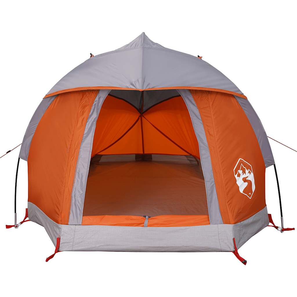 Tienda De Campaña Iglú Para 1 Persona Impermeable Naranja
