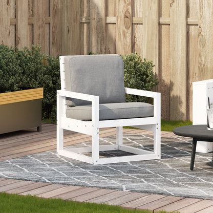 Silla De Jardín Madera Maciza De Pino 57,5X63X76 Cm