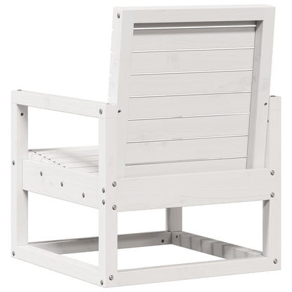 Silla De Jardín Madera Maciza De Pino 57,5X63X76 Cm