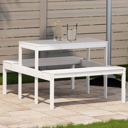 Mesa De Pícnic Madera Pino Impregnada 110X134X75 Cm