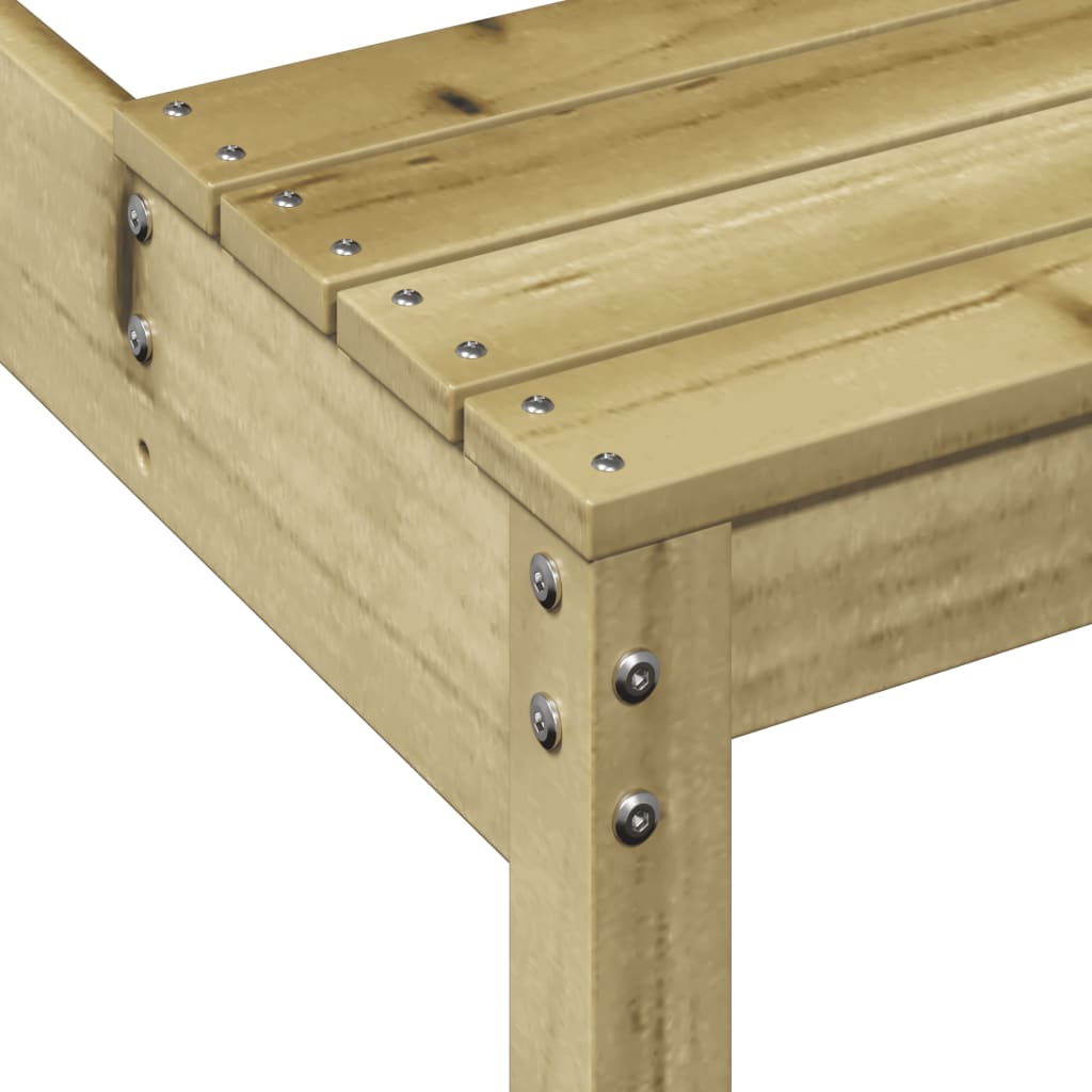 Mesa De Pícnic Madera Pino Impregnada 110X134X75 Cm