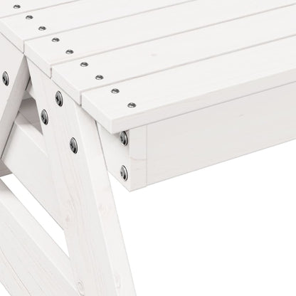 Mesa De Pícnic Para Niños Madera Maciza Pino 88X97X52 Cm