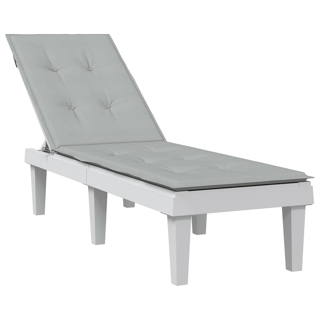 Cojín Para Tumbona Tela Gris Taupe Melange (75+105) X 50 X 4 Cm
