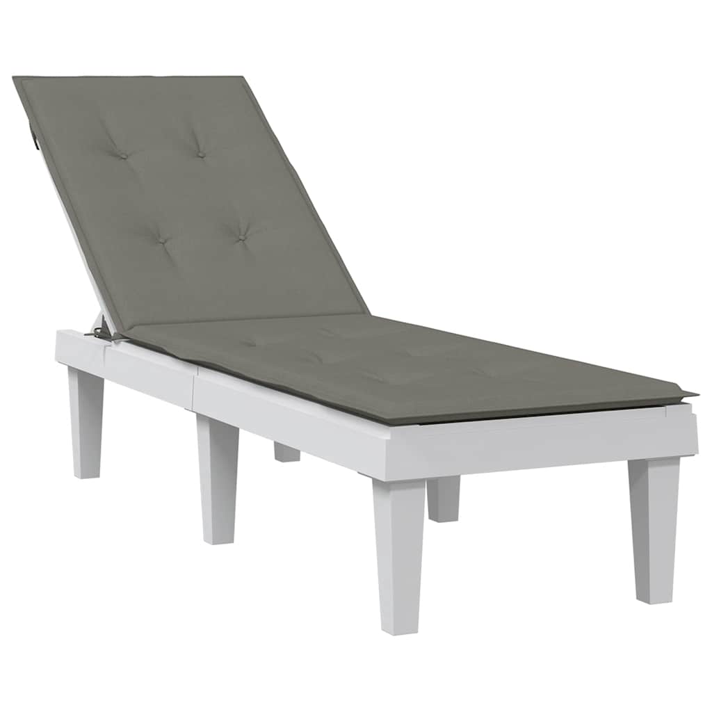 Cojín Para Tumbona Tela Gris Taupe Melange (75+105) X 50 X 4 Cm