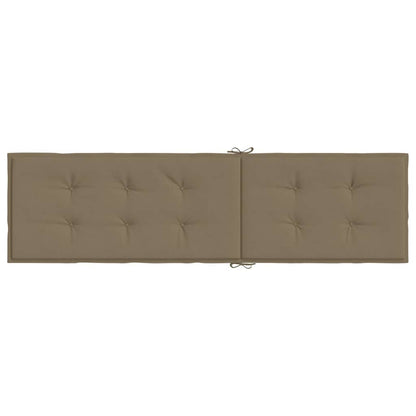Cojín Para Tumbona Tela Gris Taupe Melange (75+105) X 50 X 4 Cm