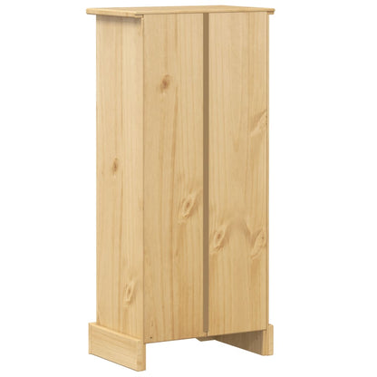 Estantería Corona Madera Maciza De Pino 46X29X100 Cm
