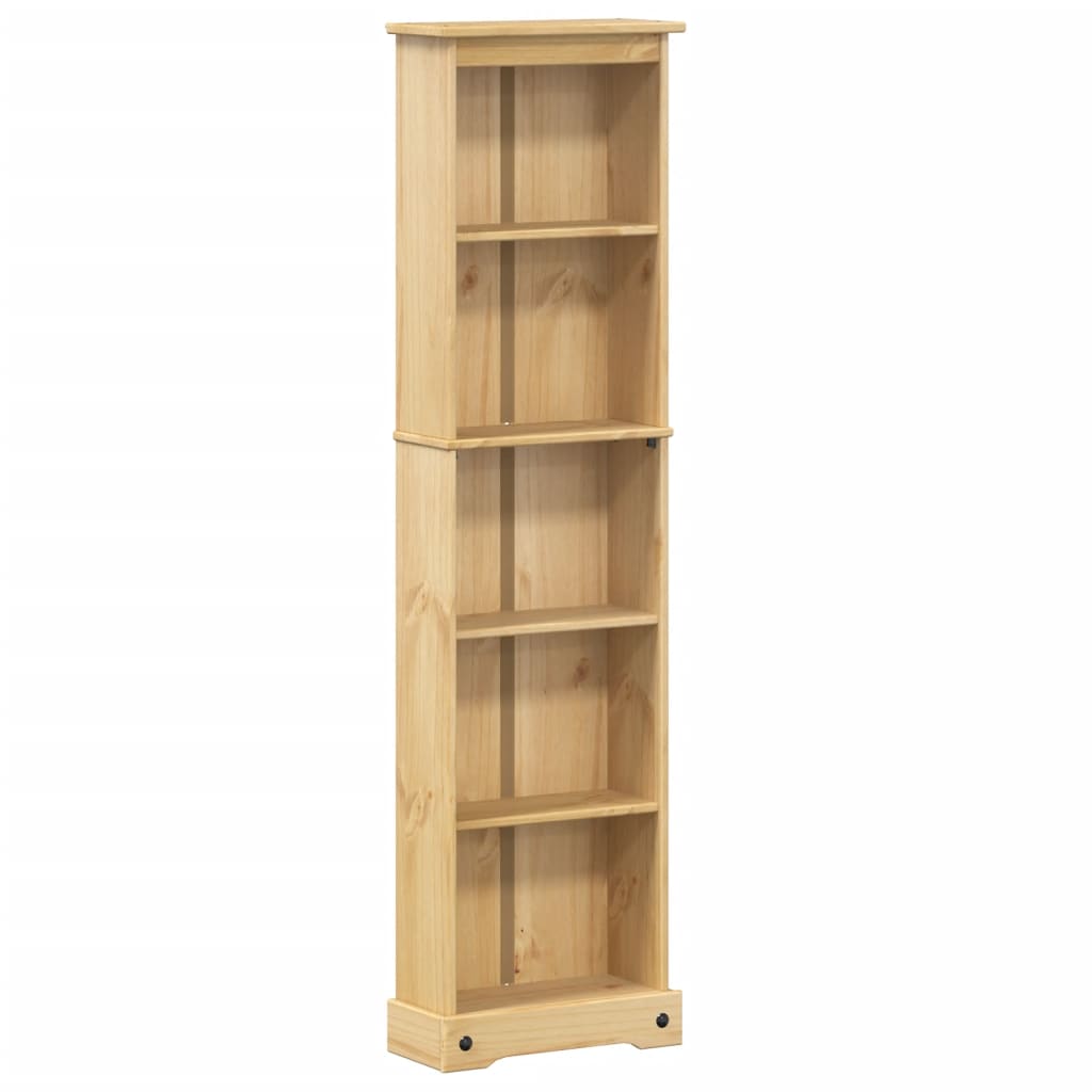 Estantería Corona Madera Maciza De Pino 46X20X170 Cm