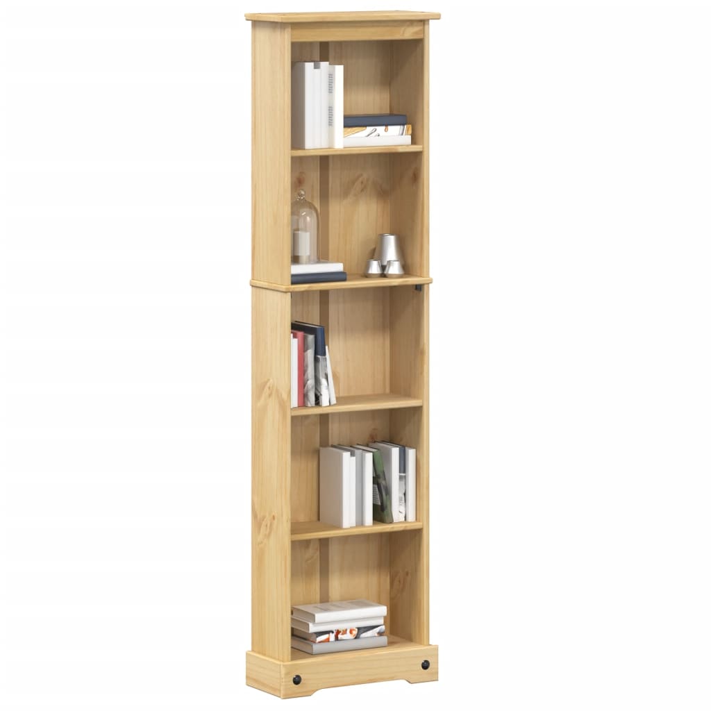 Estantería Corona Madera Maciza De Pino 46X20X170 Cm