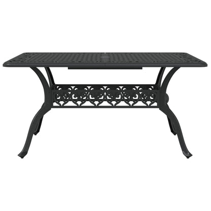 Mesa De Jardín Aluminio Fundido 150X90X72 Cm