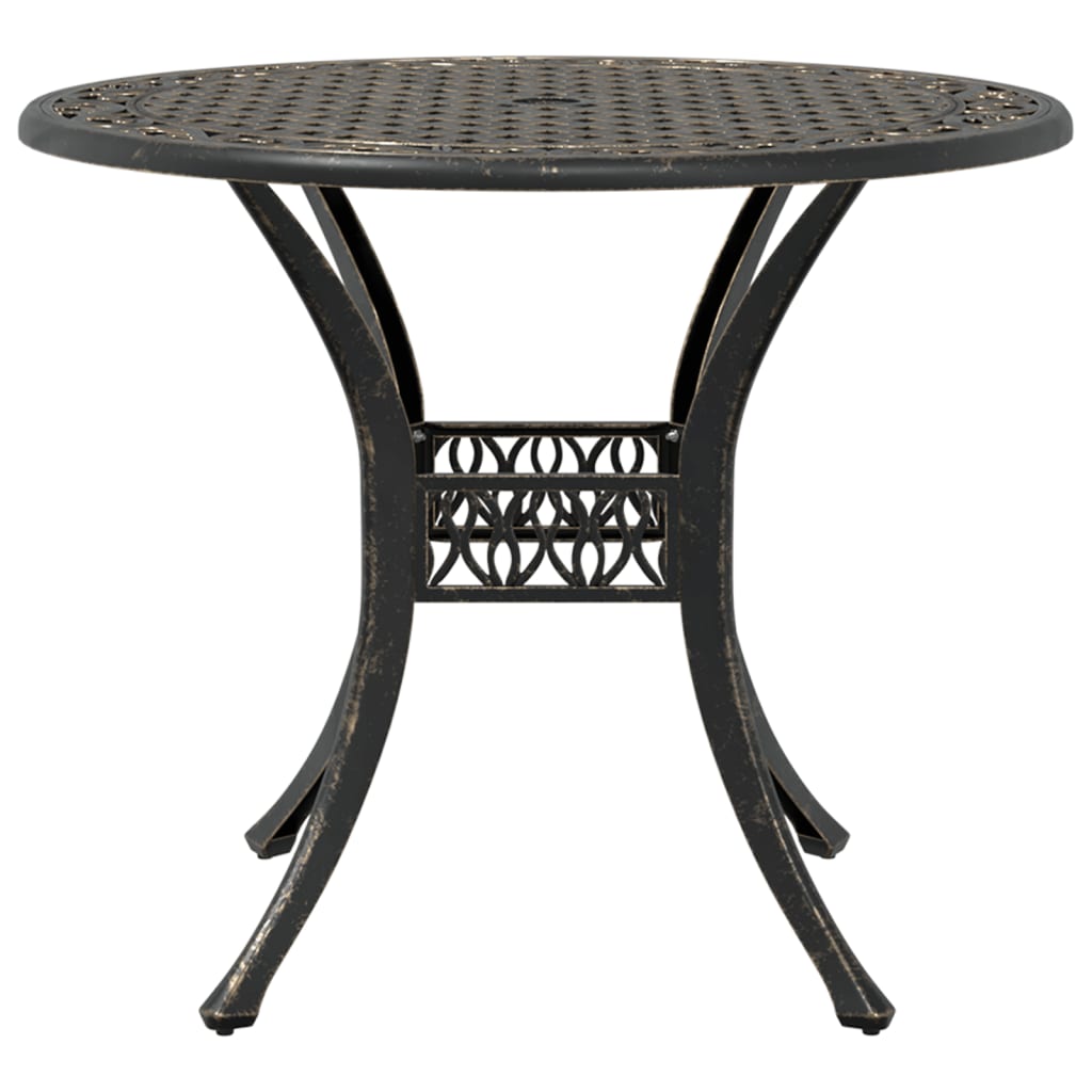 Mesa De Jardín Aluminio Fundido Ø90X75 Cm