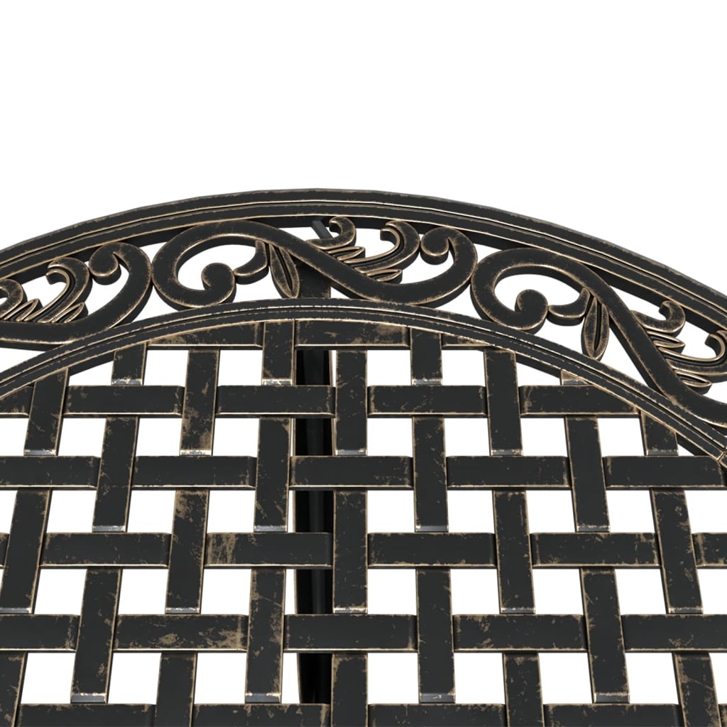 Mesa De Jardín Aluminio Fundido Ø90X75 Cm