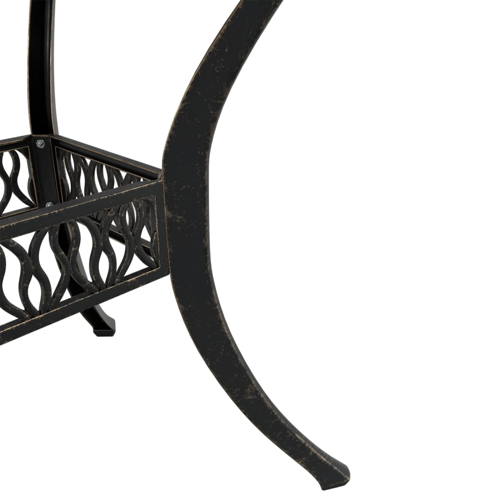 Mesa De Jardín Aluminio Fundido Ø90X75 Cm