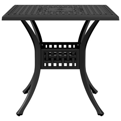 Mesa De Jardín Aluminio Fundido 80X80X75 Cm