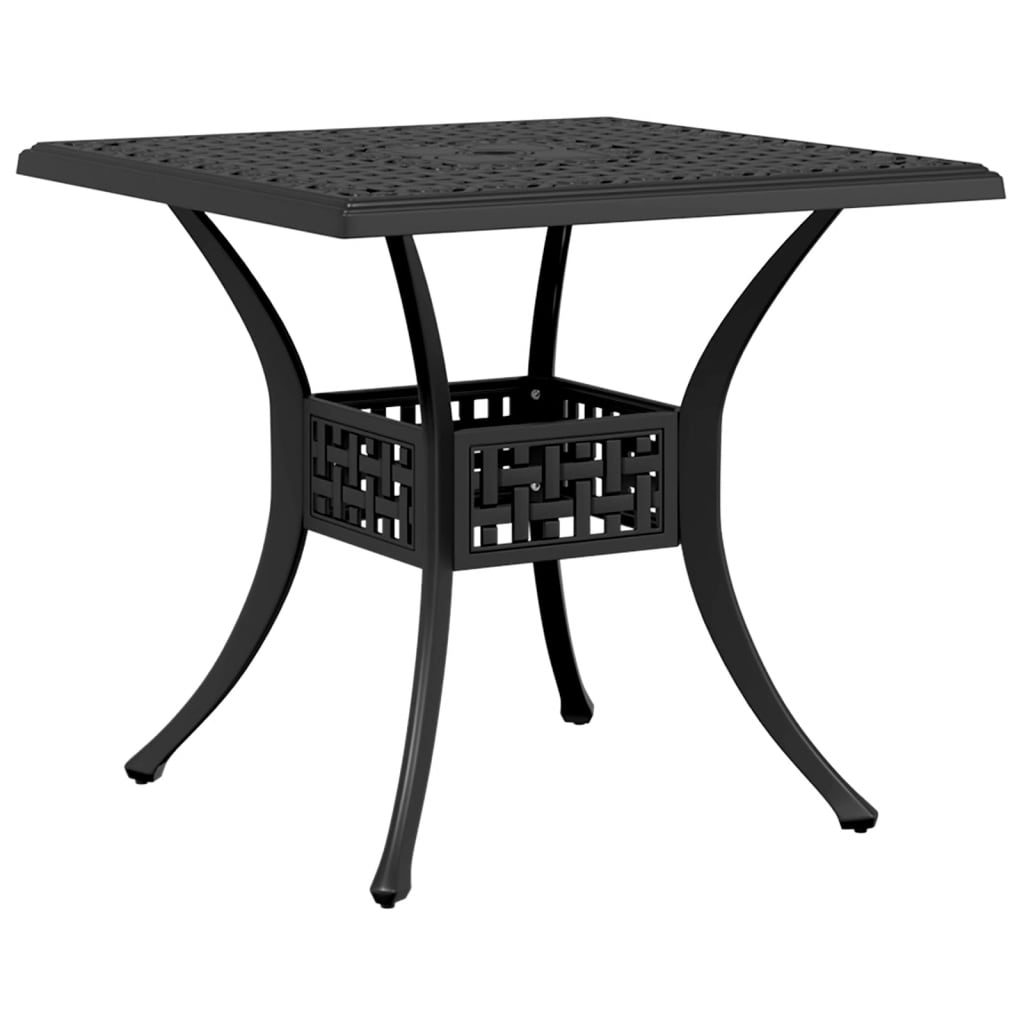 Mesa De Jardín Aluminio Fundido 80X80X75 Cm