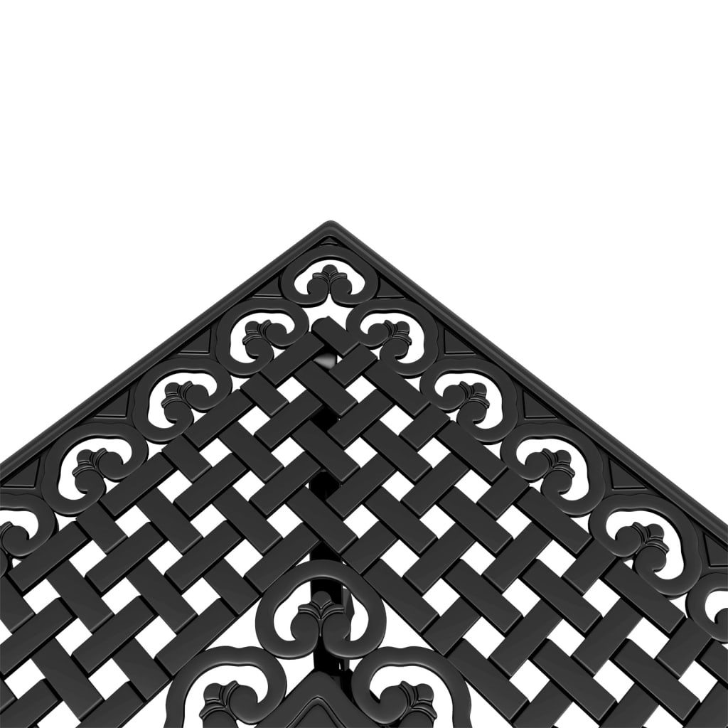 Mesa De Jardín Aluminio Fundido 80X80X75 Cm