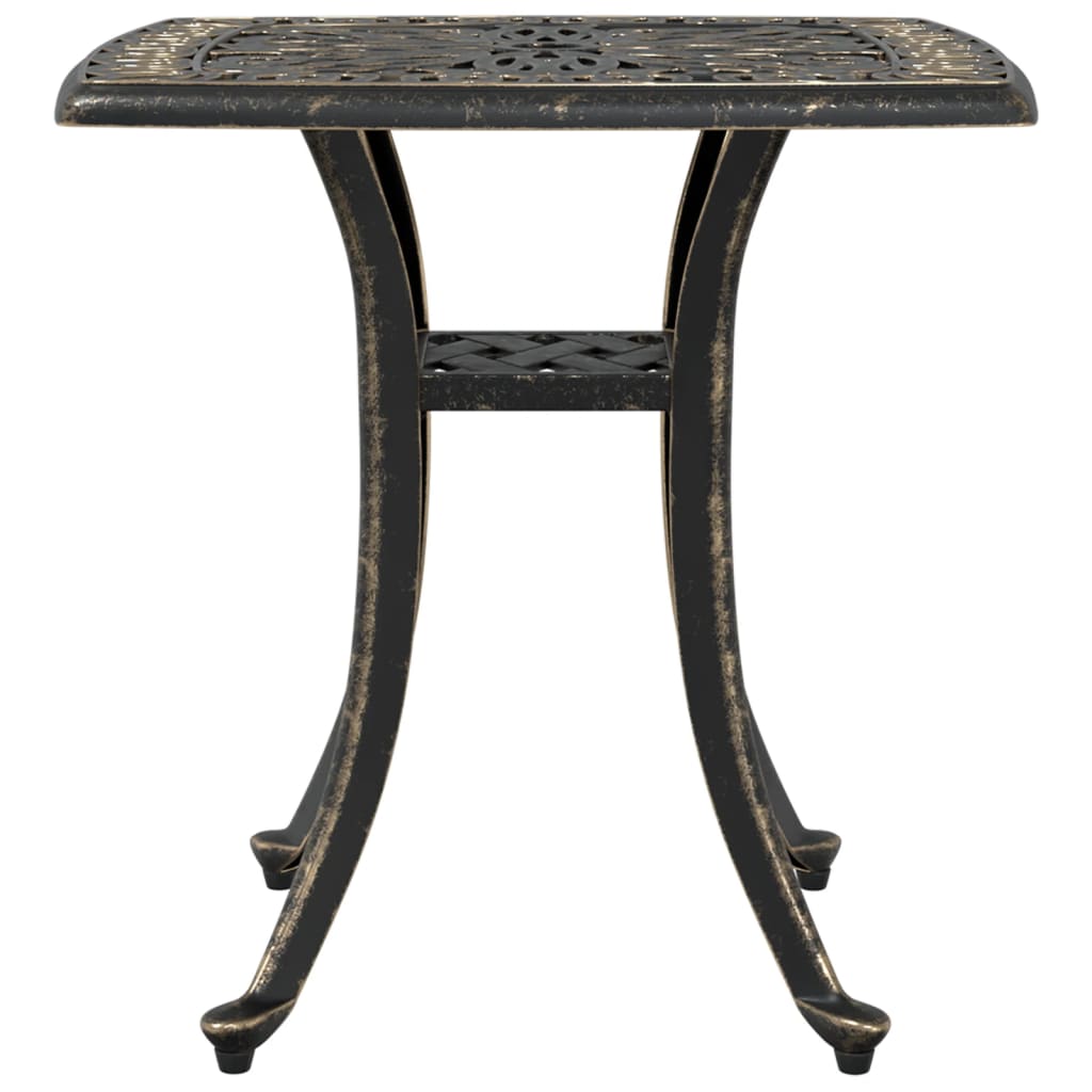 Mesa De Jardín Aluminio Fundido 53X53X53 Cm