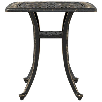 Mesa De Jardín Aluminio Fundido 53X53X53 Cm