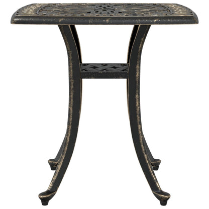 Mesa De Jardín Aluminio Fundido 53X53X53 Cm