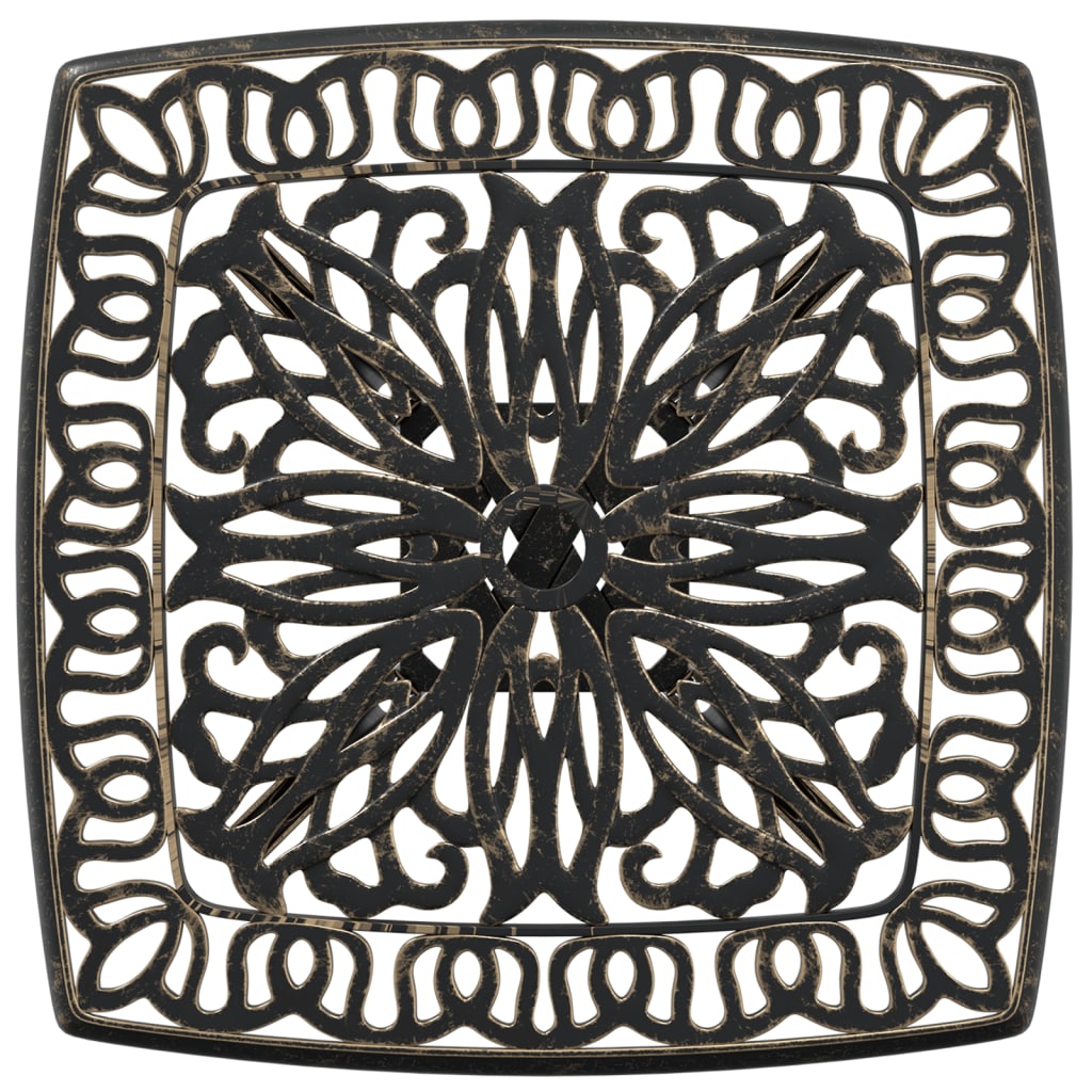 Mesa De Jardín Aluminio Fundido 53X53X53 Cm