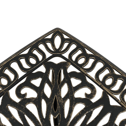 Mesa De Jardín Aluminio Fundido 53X53X53 Cm