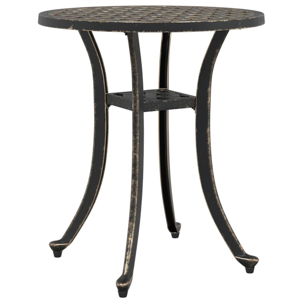 Mesa De Jardín Aluminio Fundido Ø48X53 Cm