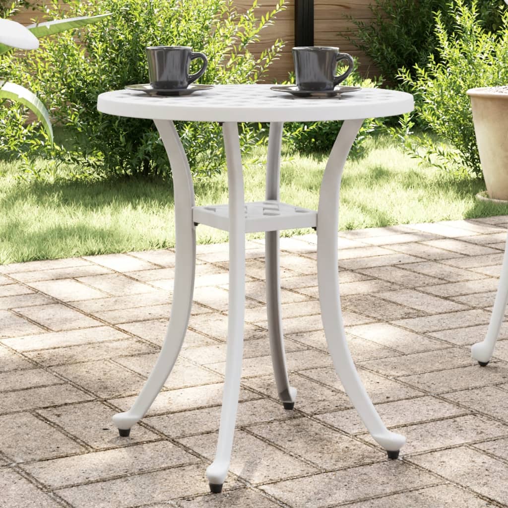 Mesa De Jardín Aluminio Fundido Ø48X53 Cm