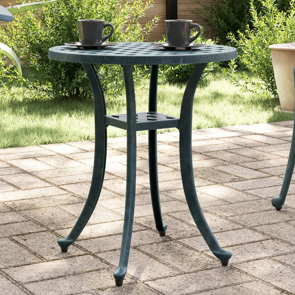 Mesa De Jardín Aluminio Fundido Ø48X53 Cm