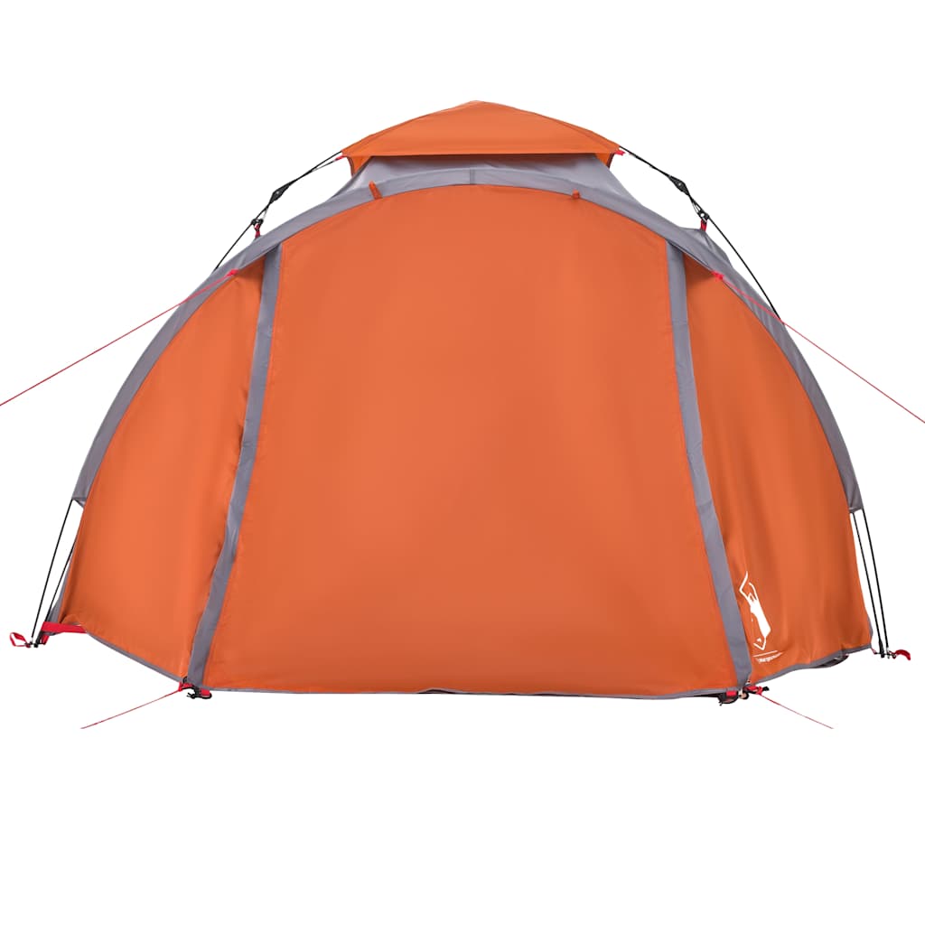 Tienda De Campaña Iglú 3 Personas Apertura Rápida Gris/Naranja