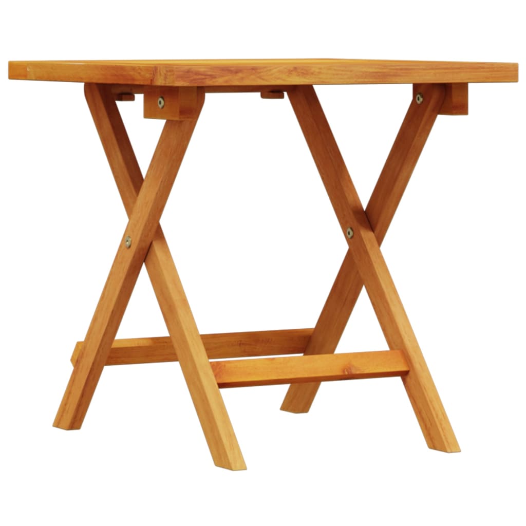 Mesa Auxiliar De Jardín Madera Maciza De Acacia 40X40X40 Cm