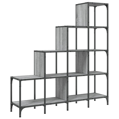 Estantería Madera Ingeniería Y Metal