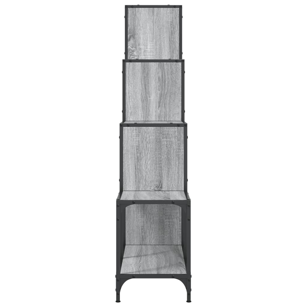 Estantería Madera Ingeniería Y Metal
