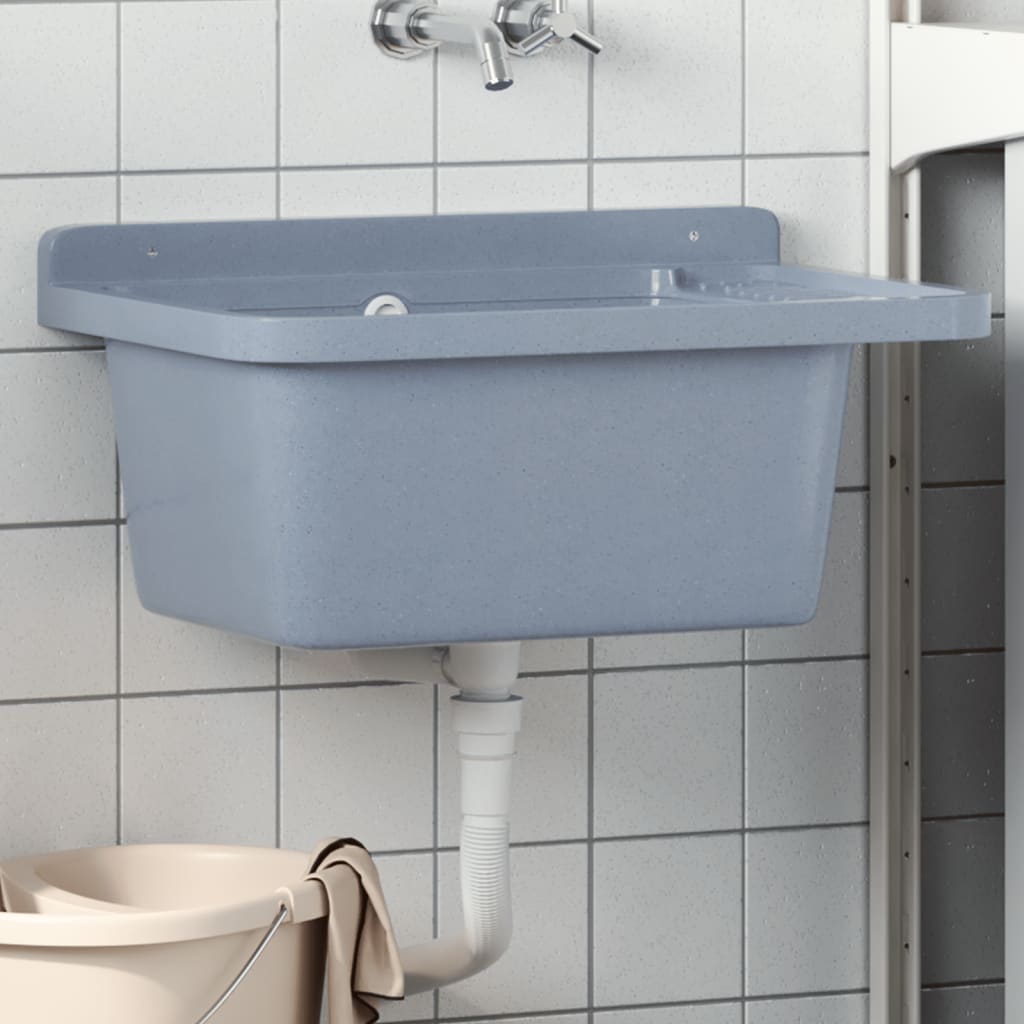 Fregadero Lavabo De Pared Resina