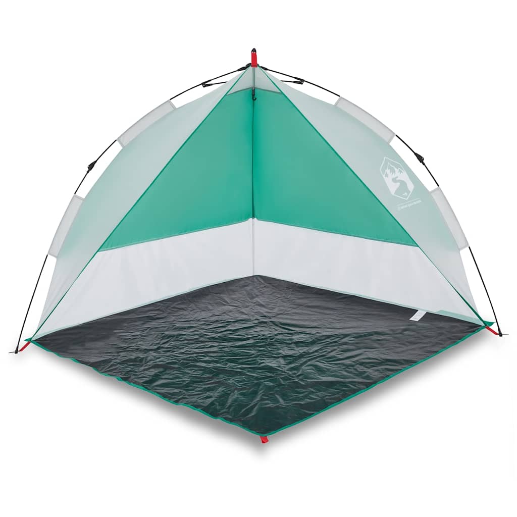 Tienda De Playa Impermeable Apertura Rápida Verde Agua