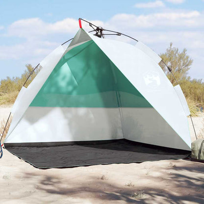 Tienda De Playa Impermeable Apertura Rápida Verde Agua