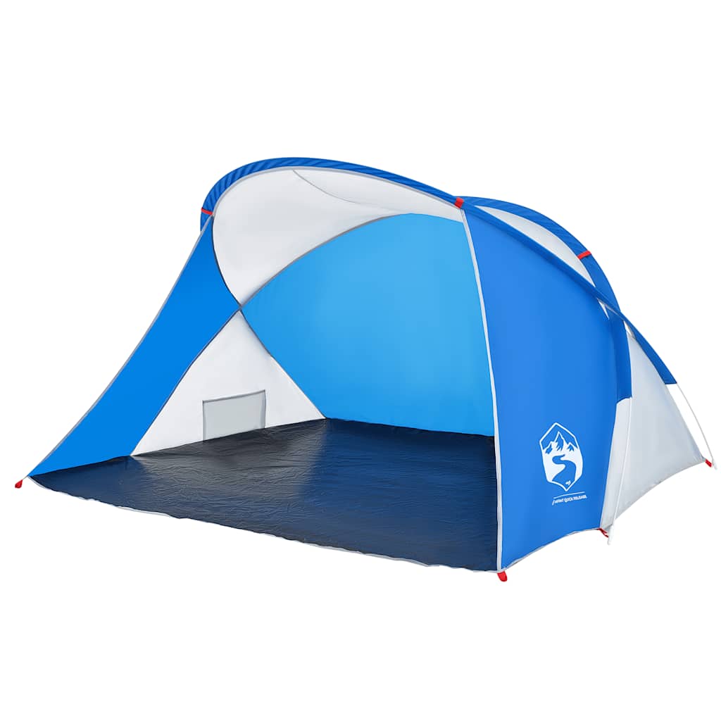 Tienda De Playa 2 Personas Impermeable Apertura Rápida Azul