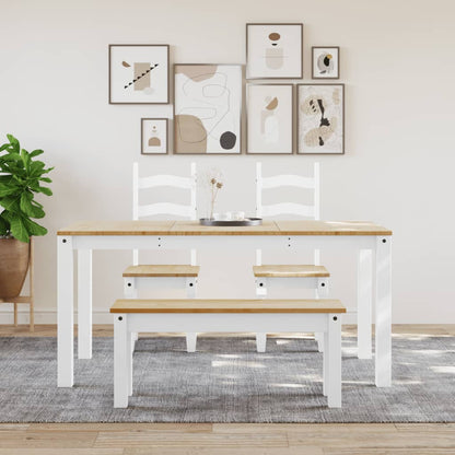 Banco De Comedor Panama Madera Maciza Pino 105X30X45 Cm